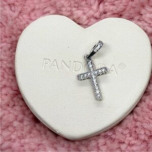 Sparkling Cross Pandora Pendant